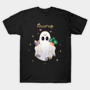 Taurus Crystal & Plant Ghost T-Shirt